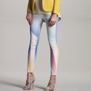 Rag & Bone Goetz Print Denim Stretch Legging
